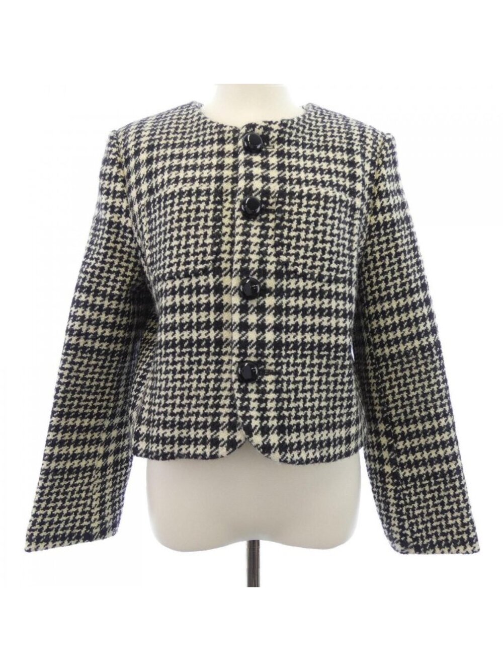 Celine Collarless Jacket Black